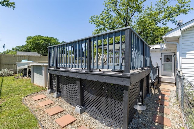 111 Edwards Ln, Park Hills, MO 63601 - view of wooden terrace