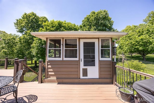 505 Turtle Creek Ct, Ofallon, IL 62269 - view of wooden terrace