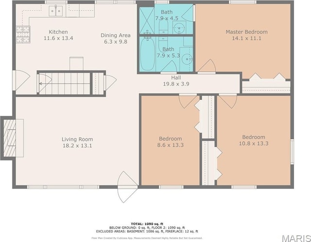 2212 Dawn Pl, Granite City, IL 62040 - home floor plan