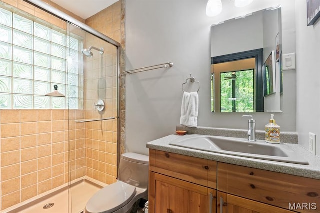 400 Gabriel Dr, Kirkwood, MO 63122 - full bath featuring vanity and a stall shower
