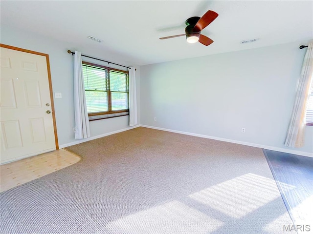 6 Fig St Unit 11, Sullivan, MO 63080 - unfurnished room featuring carpet floors and ceiling fan