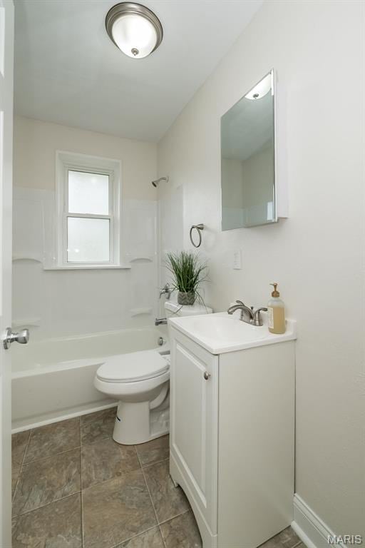 4117 Ravenwood Ave, Saint Louis, MO 63121 - full bathroom with  shower combination, toilet, and vanity