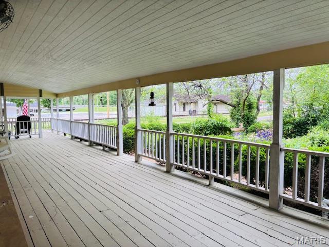 305 Frisco St, Steelville, MO 65565 - view of deck