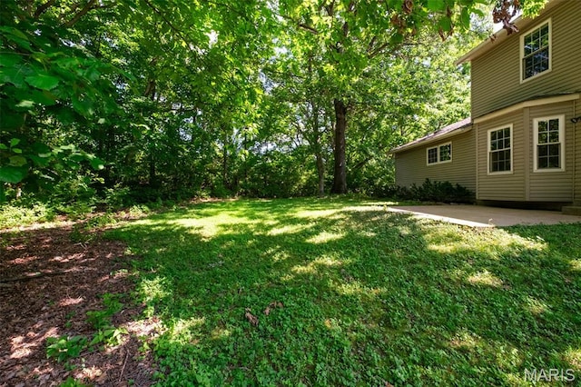 1439 Briarcreek Dr, Saint Louis, MO 63122 - view of grassy yard with a patio area