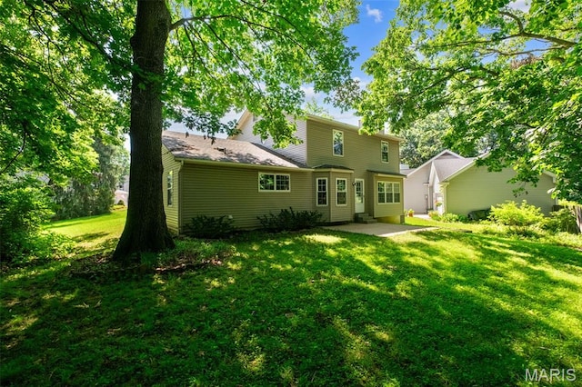 1439 Briarcreek Dr, Saint Louis, MO 63122 - back of house featuring a patio area and a yard