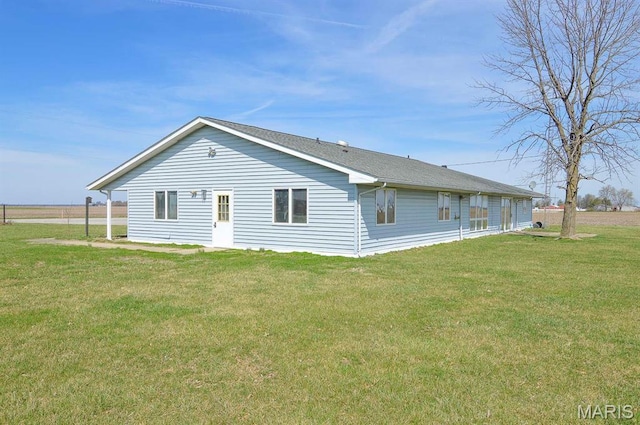 620 N Main St, Hoyleton, IL 62803 - back of house with a yard
