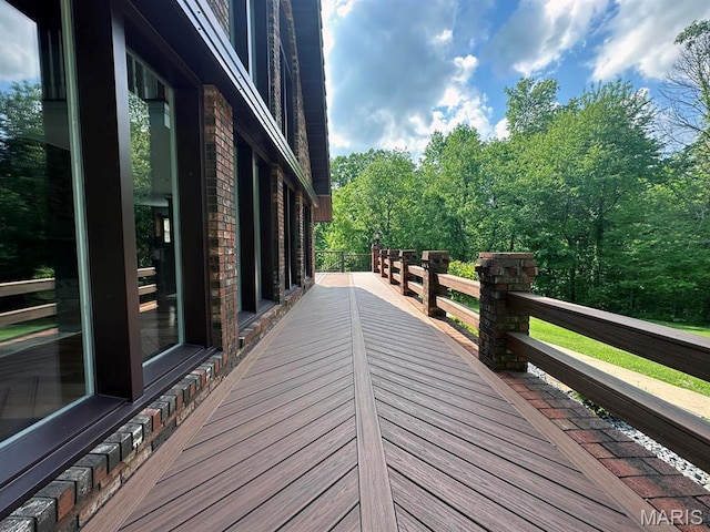 15012 Bay Hills Dr, Dexter, MO 63841 - view of wooden terrace