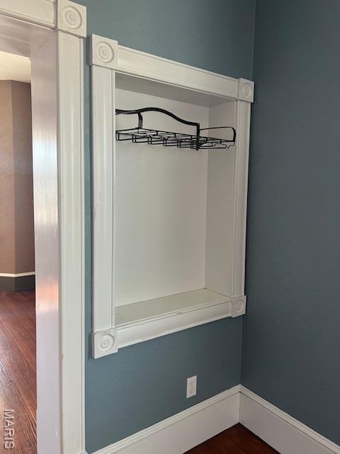 421 S 3rd St, Breese, IL 62230 - detailed view of wood finished floors and baseboards