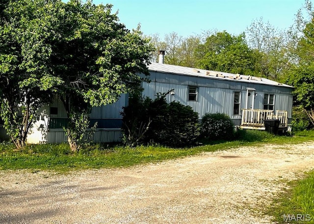 view of manufactured / mobile home