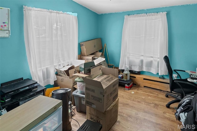 519 N Maple St, Duquoin, IL 62832 - office area with light wood-type flooring
