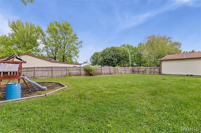 519 N Maple St, Duquoin, IL 62832 - view of yard featuring a playground