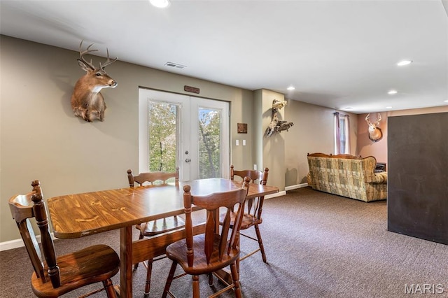 8007 Engleford Rd, Dittmer, MO 63023 - carpeted dining area with recessed lighting and baseboards