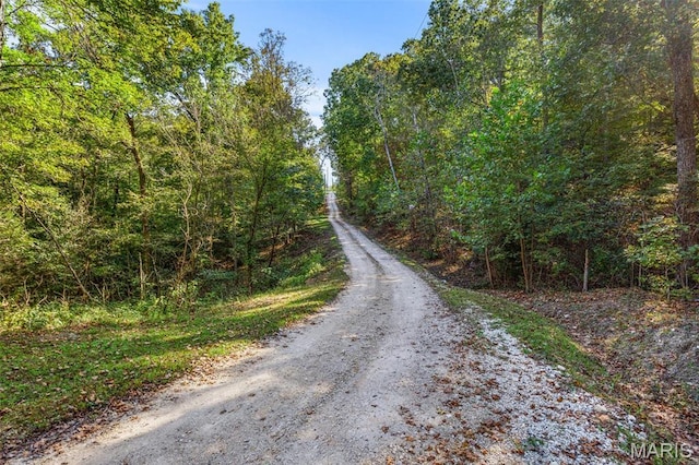 8007 Engleford Rd, Dittmer, MO 63023 - view of road featuring a forest view