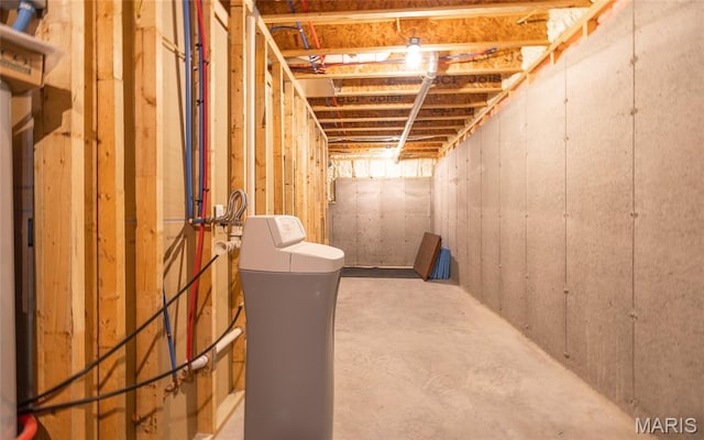 1347 Thomas Dr, Rolla, MO 65401 - unfinished basement with a water softener system