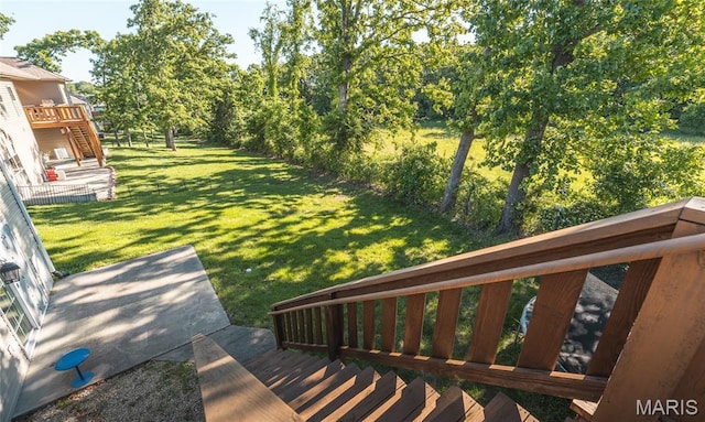 1347 Thomas Dr, Rolla, MO 65401 - view of green lawn with stairs
