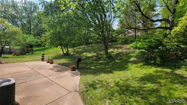 5489 Limerick Dr, Saint Louis, MO 63128 - view of patio with central AC