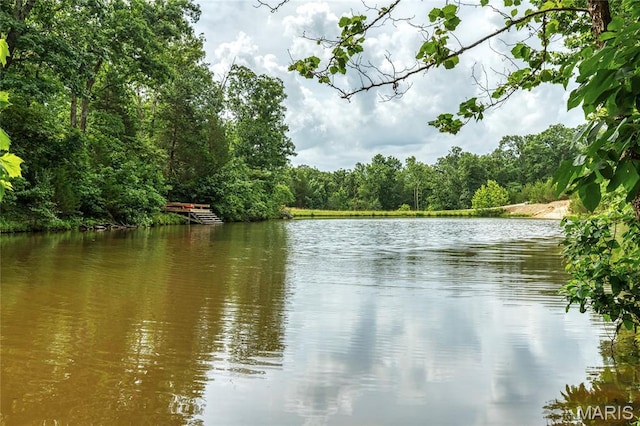 1235 Powderhorn Dr, Innsbrook, MO 63390 - water view with a forest