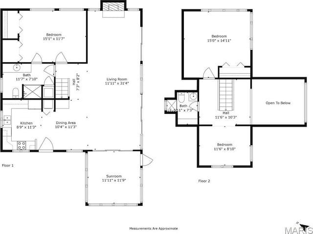 1235 Powderhorn Dr, Innsbrook, MO 63390 - room layout