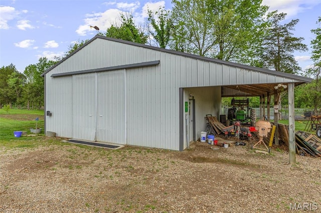 802 Hager Rd, Farmington, MO 63640 - view of pole building