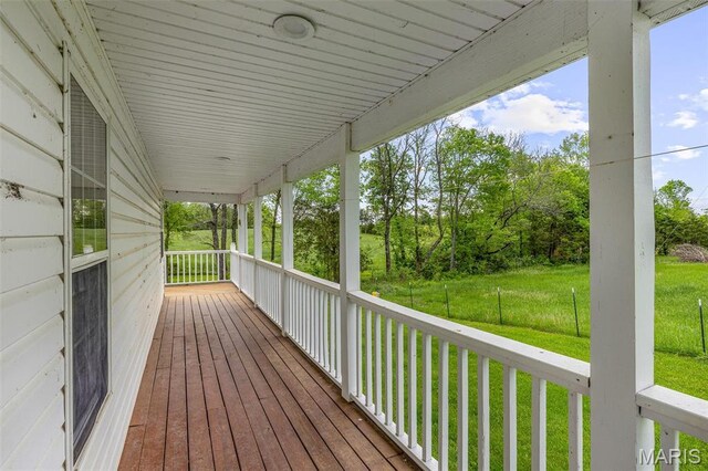 802 Hager Rd, Farmington, MO 63640 - porch with a yard