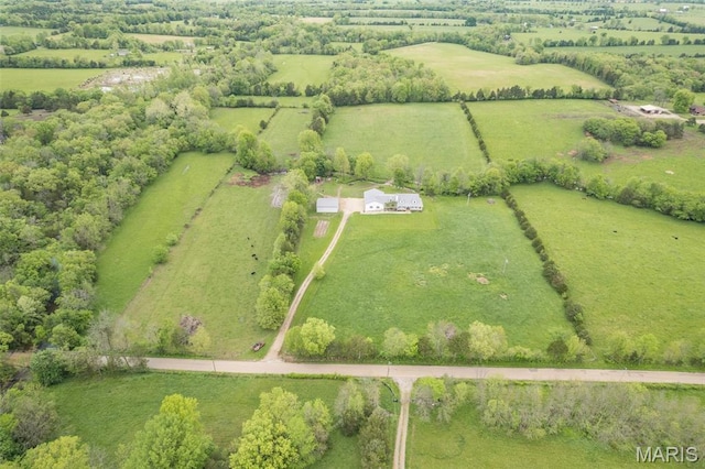 802 Hager Rd, Farmington, MO 63640 - aerial view of sparsely populated area
