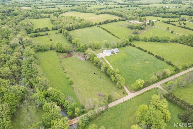 802 Hager Rd, Farmington, MO 63640 - aerial view of sparsely populated area