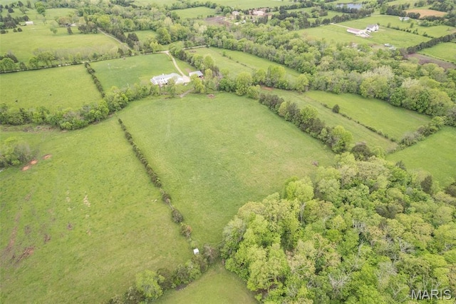 802 Hager Rd, Farmington, MO 63640 - aerial view of property's location featuring rural landscape and a pastoral area