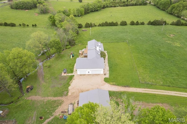 802 Hager Rd, Farmington, MO 63640 - aerial view of sparsely populated area featuring agricultural land