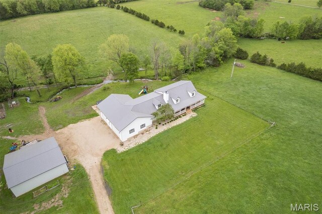 802 Hager Rd, Farmington, MO 63640 - aerial view of sparsely populated area