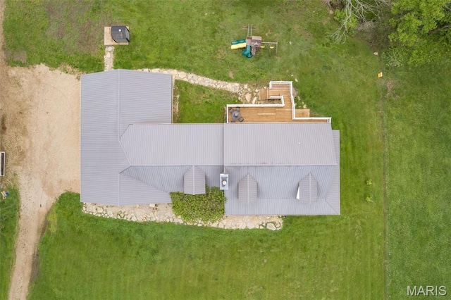 802 Hager Rd, Farmington, MO 63640 - view from above of property