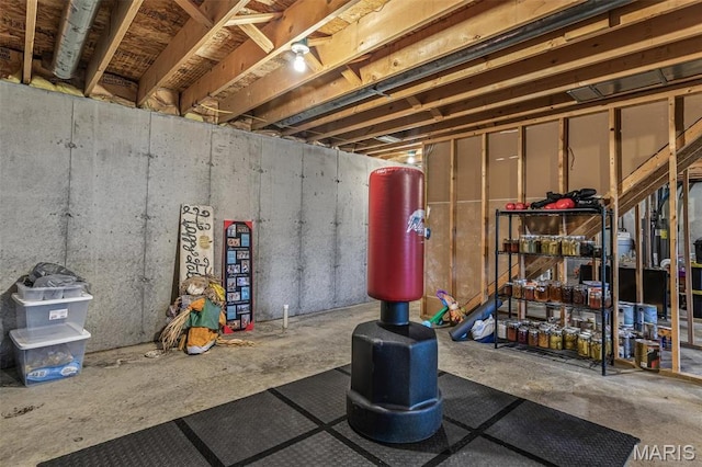 802 Hager Rd, Farmington, MO 63640 - view of unfinished basement