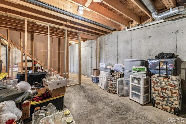 802 Hager Rd, Farmington, MO 63640 - view of unfinished below grade area