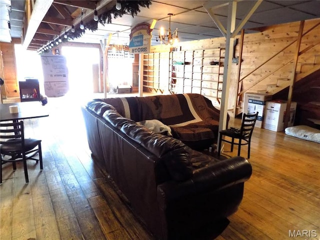 491 Broadway St, Edgar Springs, MO 65462 - living room with wood-type flooring
