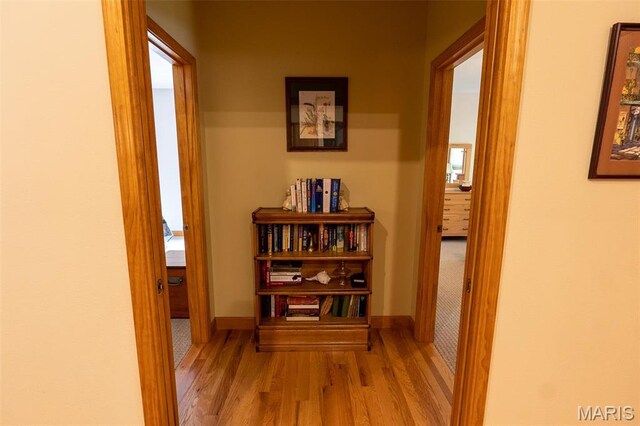 14035 County Road 4110, Rolla, MO 65401 - hall featuring wood finished floors and baseboards