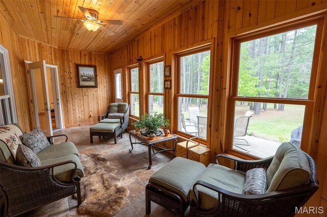 14035 County Road 4110, Rolla, MO 65401 - sunroom featuring french doors and vaulted ceiling