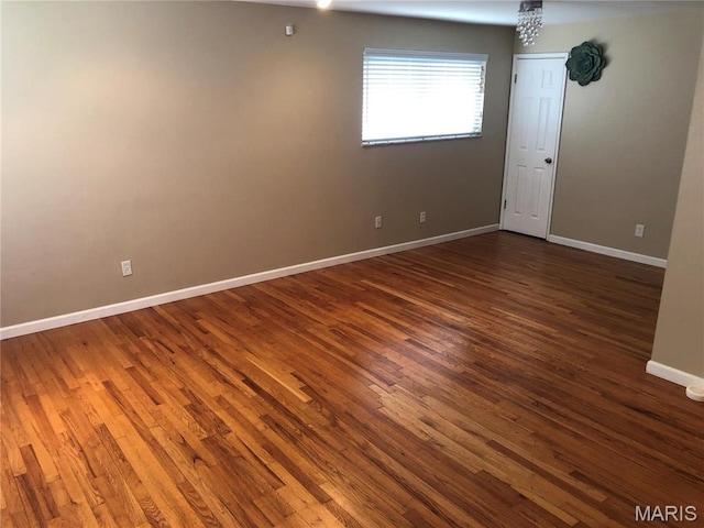 4501 San Francisco, San Francisco, Saint Louis, MO 63115 - empty room featuring hardwood / wood-style floors and baseboards