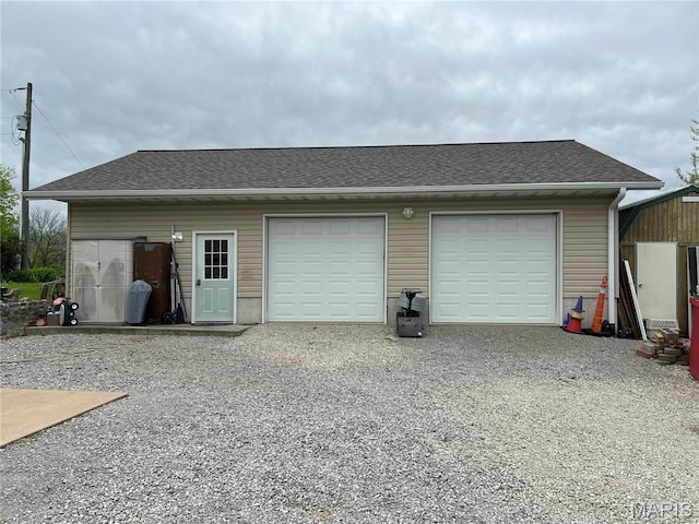 7070 Goldenrod Rd, Hannibal, MO 63401 - view of garage