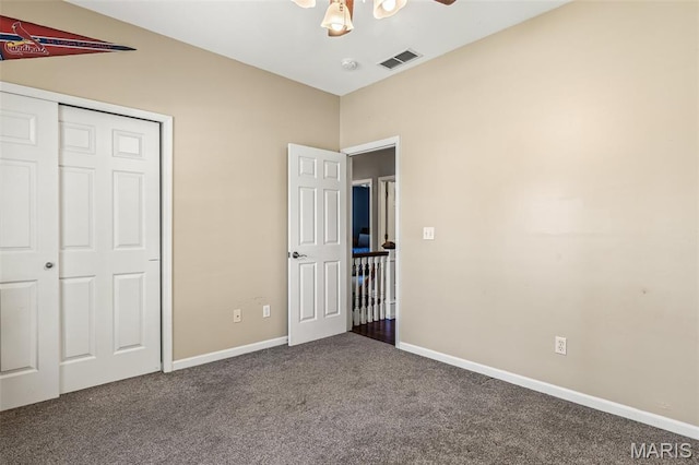 162 Saint Benedict, Pevely, MO 63070 - unfurnished bedroom featuring carpet flooring, baseboards, and a closet
