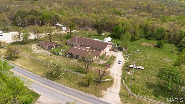 10366 County Road 3060, Rolla, MO 65401 - aerial view of property's location featuring a forest