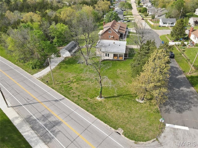 202 N Thomas St, De Soto, MO 63020 - aerial perspective of suburban area