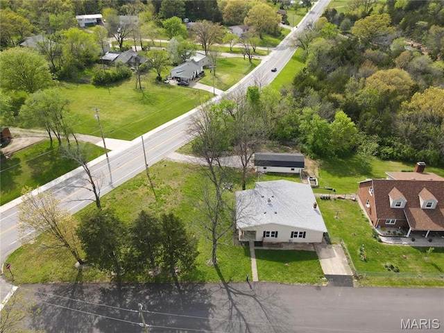 202 N Thomas St, De Soto, MO 63020 - aerial perspective of suburban area