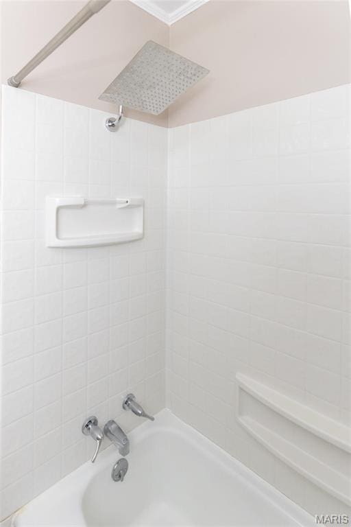 bathroom featuring tub / shower combination