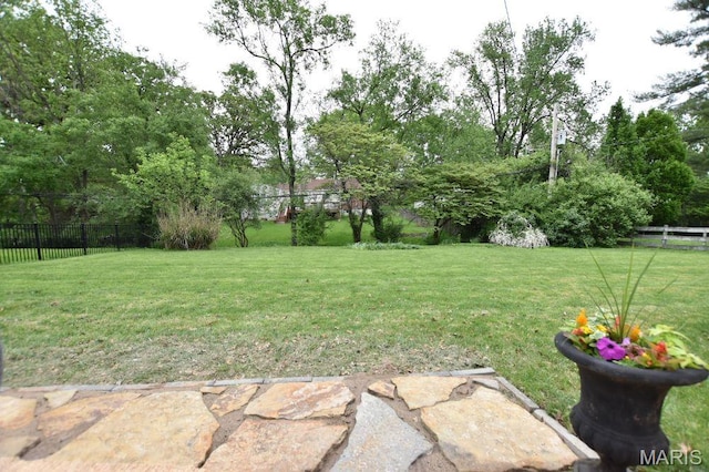 view of yard