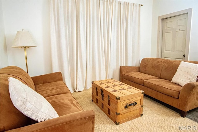504 Henrietta St, Gillespie, IL 62033 - living area with light carpet
