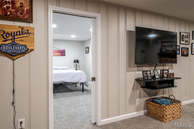 729 W State St, Union, MO 63084 - hall with carpet flooring and a decorative wall