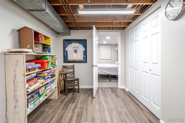 729 W State St, Union, MO 63084 - finished basement with wood finished floors and baseboards
