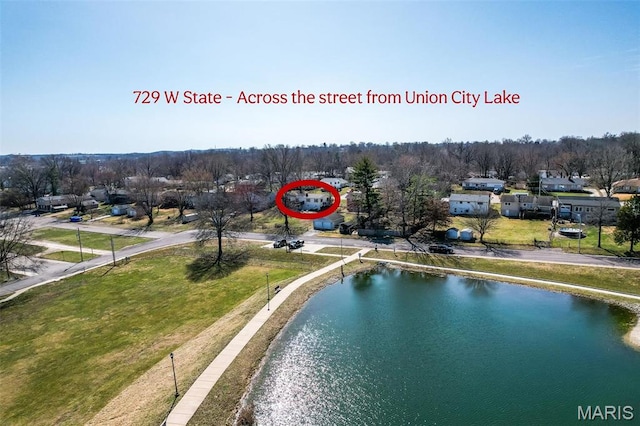 729 W State St, Union, MO 63084 - bird's eye view of a nearby body of water