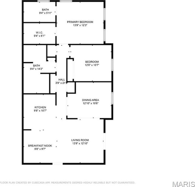 1239 Gardens Circle Dr Unit I, Saint Louis, MO 63125 - floor plan / room layout
