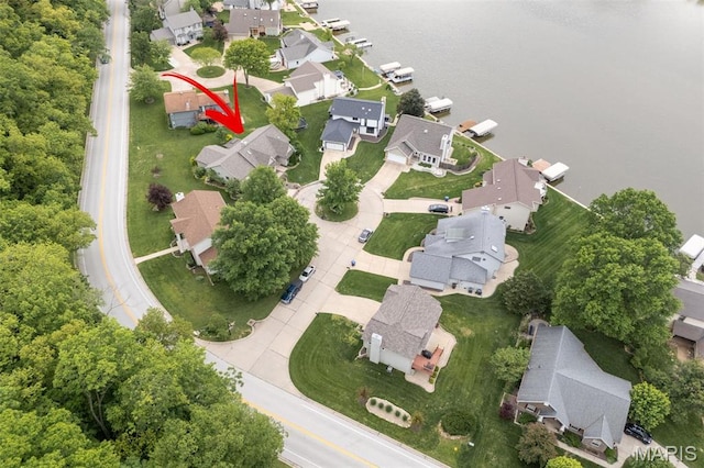 108 Antoinette Ter, Lake St Louis, MO 63367 - aerial view of property and surrounding area with nearby suburban area