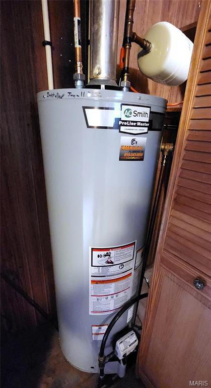 4241 State Route 162, Granite City, IL 62040 - utilities featuring gas water heater